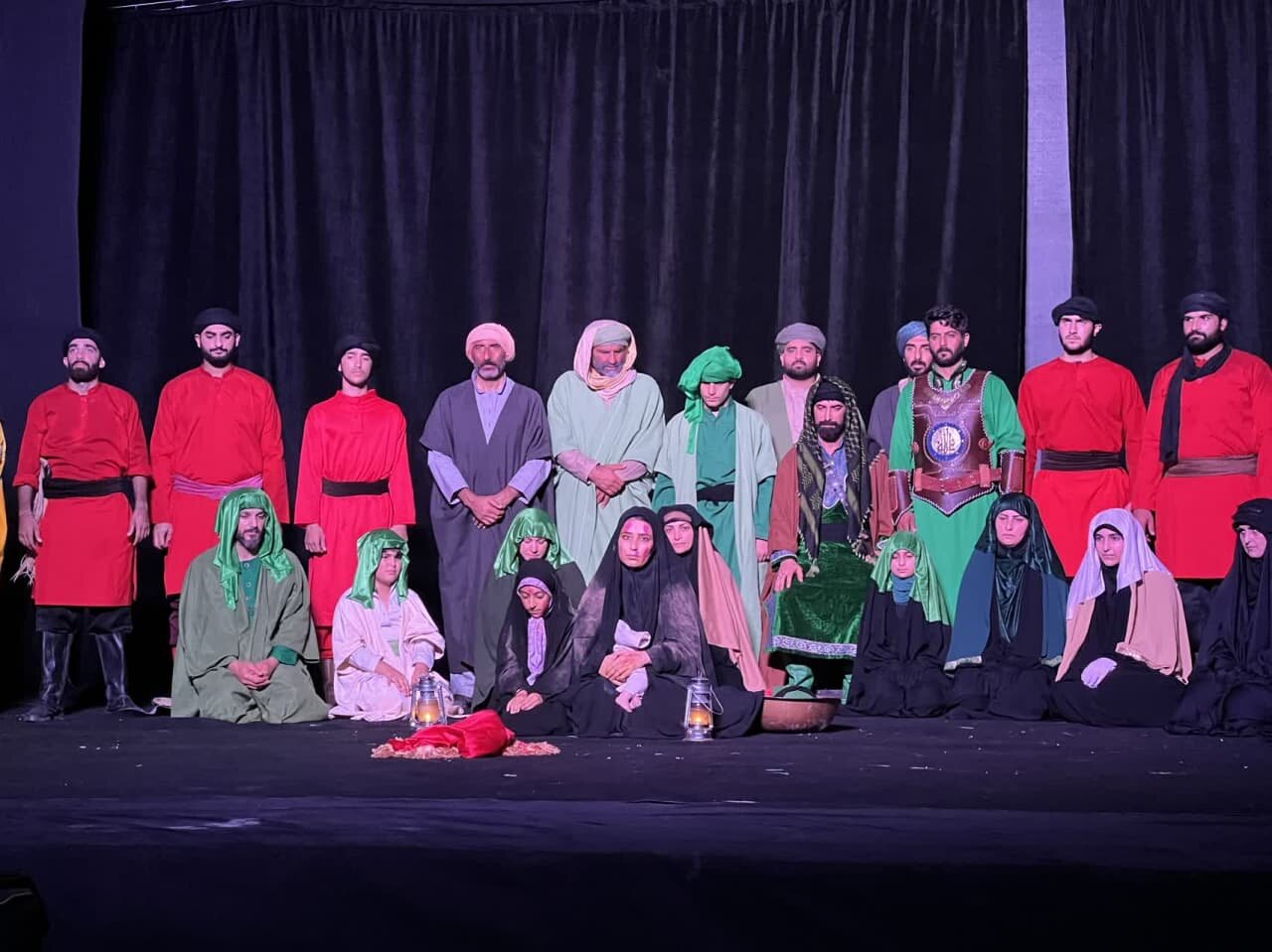 طریق الحسین مسیر عشق ورزی تئاتریها؛ هنرمندان پای کار اربعین