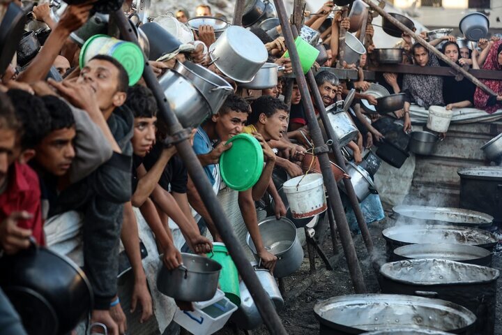 Hunger crisis in Gaza through cameras; gradual death of innocent children