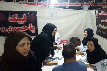 حضور ۲۵ پزشک و پرستار از استان سیستان و بلوچستان در راهپیمایی اربعین