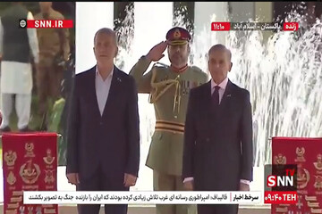 Pezeşkiyan Pakistan Başbakanı tarafından resmi teörenle karşılandı