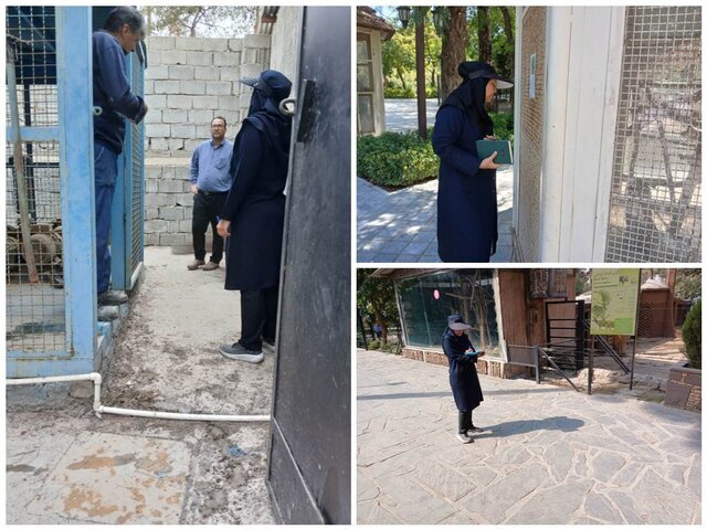 بازدید کارشناسان محیط زیست از باغ وحش ارم، پارک شهر و موزه هفت چنار
