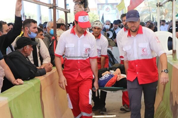 ورود نخستین اتوبوس آمبولانس حامل مصدومان از نجف به خاک ایران