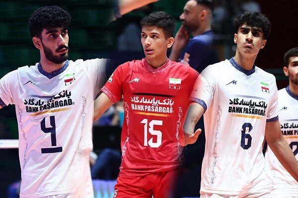 سه والیبالیست نوجوان ایران در جمع بهترینهای جهان