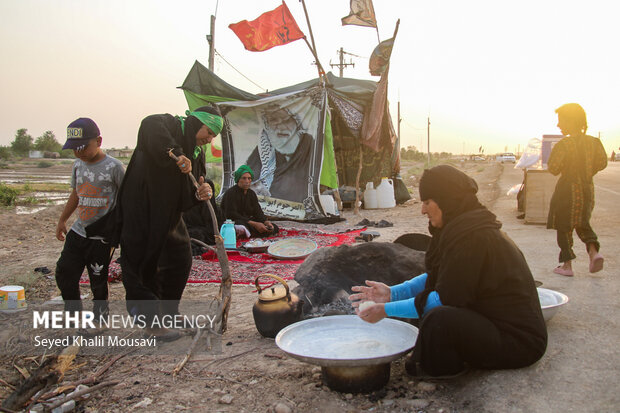خادمان حسرت به دل در چذابه؛ ایثارگرانی که از کاروان عشق جا ماندند