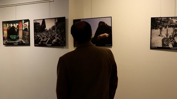 افتتاح نمایشگاه عکس عاشورایی «گلگیران بیجار» در سنندج