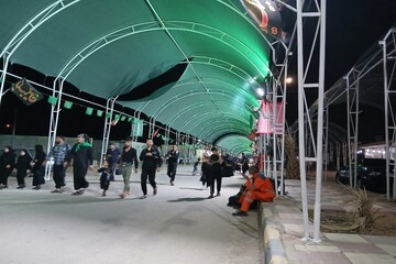 موکب شهدای دانشجوی دانشگاه علمی کاربردی در مرز چذابه راه اندازی شد