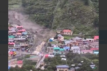 سیل ویرانگر در هند؛ ۴ نفر کشته و ۵۰ تن مفقود شدند+ فیلم