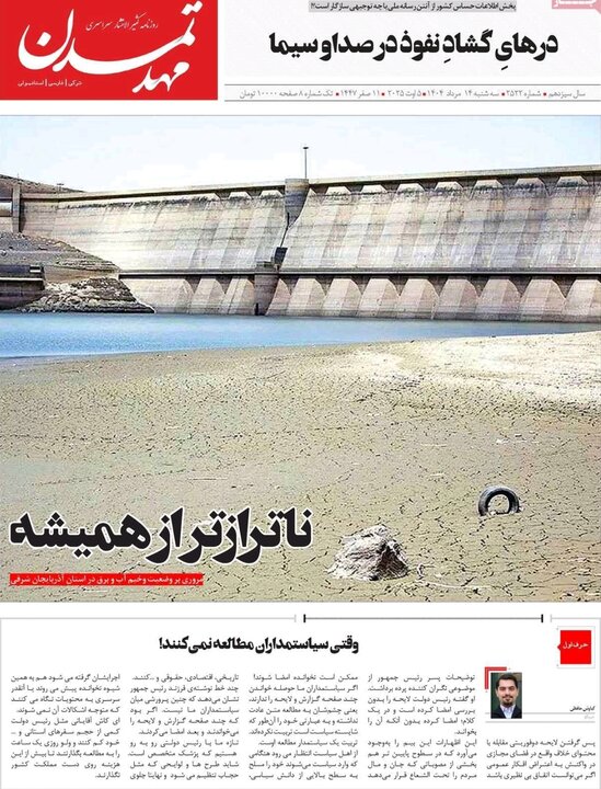 روزنامه های آذربایجان‌شرقی