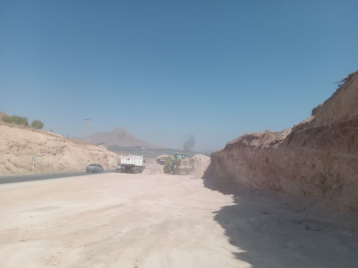 نقطه حادثهخیز محور جعفرآباد سامان رفع شد