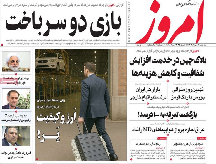 اقتصادی 14 مرداد