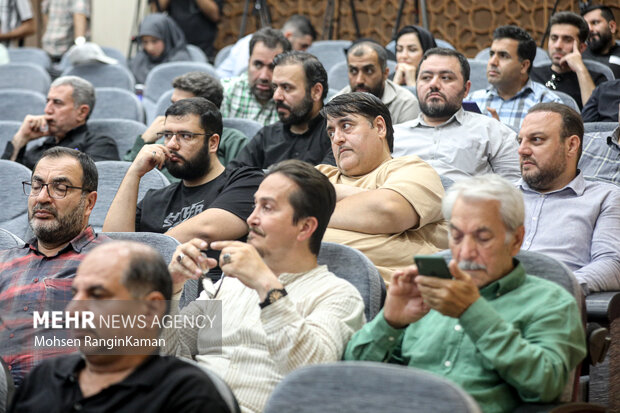 مراسم گرامیداشت ۱۲ شهید رسانه در جنگ با رژیم صهیونی