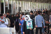تصاویر هوایی از آخرین روزهای خدمت رسانی به زائران اربعین در مرز خسروی