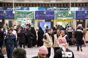 رکورد خروج ۹۰ هزار زائر از مرز خسروی در یک روز