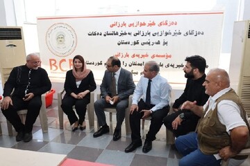هەولێر مەوکەبی شەهیدانی بارزانی بۆ زیارەتکارانی ئەربەعین هەڵدا