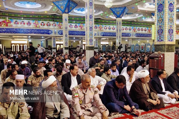 برگزاری مراسم باشکوه چهلم شهدای اقتدار ایران در زاهدان