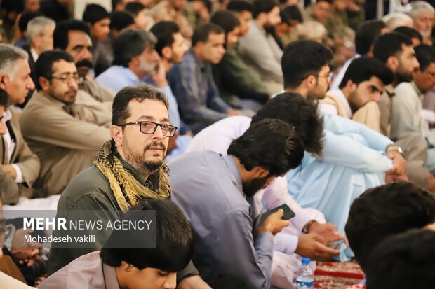 برگزاری مراسم باشکوه چهلم شهدای اقتدار ایران در زاهدان