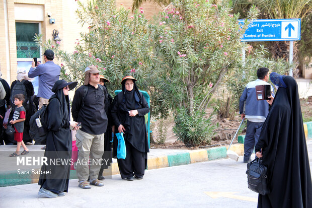 وضعیت ناوگان حمل و نقل عراقی در مرز منذریه (خسروی)