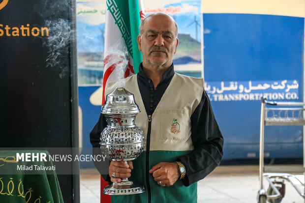 اعزام نخستين قطار اربعين حسینی  استان گيلان