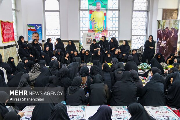 بزرگداشت اربعین ۱۷ شهید والا مقام آستانه اشرفیه