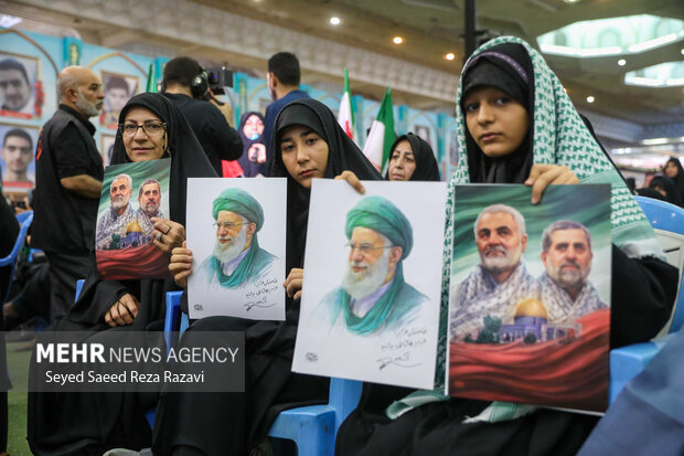 مراسم اربعین شهدای اقتدار ایران