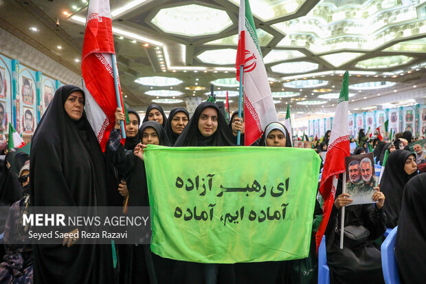 مراسم اربعین شهدای اقتدار ایران