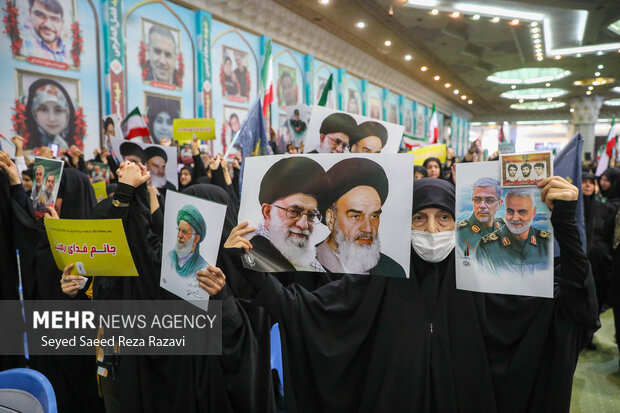 مراسم اربعین شهدای اقتدار ایران 24