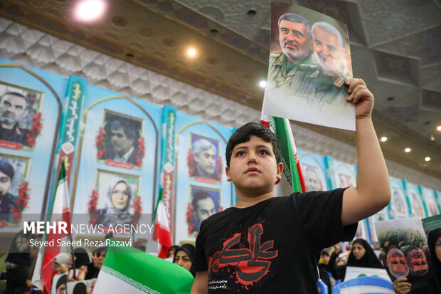 مراسم اربعین شهدای اقتدار ایران 30