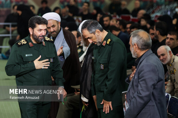 سردار حسن زاده در مراسم اربعین شهدای اقتدار ایران