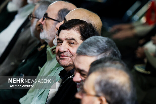 محمد مخبر در مراسم اربعین شهدای اقتدار ایران