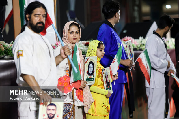 مراسم اربعین شهدای اقتدار ایران 45