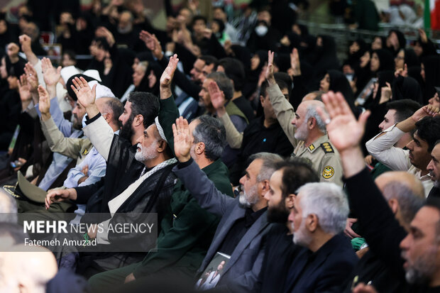 مراسم اربعین شهدای اقتدار ایران 50