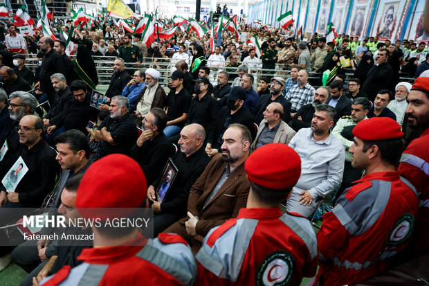 مراسم اربعین شهدای اقتدار ایران 52