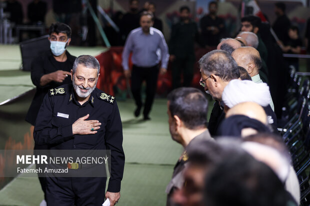 مراسم اربعین شهدای اقتدار ایران 57