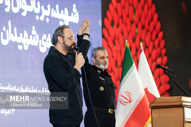 امیر سرلشکر عبدالرحیم موسوی در مراسم اربعین شهدای اقتدار ایران