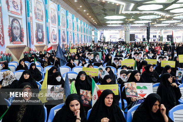 مراسم اربعین شهدای اقتدار ایران 63