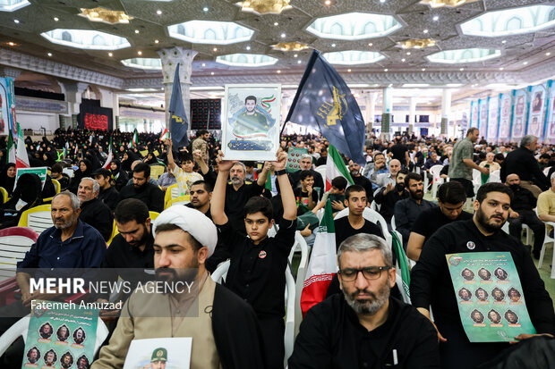 مراسم اربعین شهدای اقتدار ایران