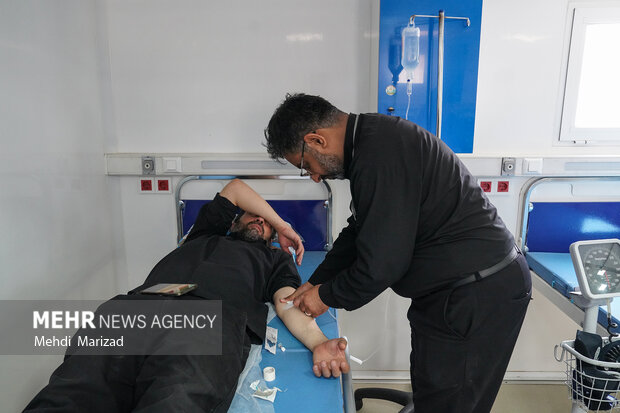 بازدید رئیس ستاد اجرایی فرمان امام از روند خدمترسانی در مرز مهران 9