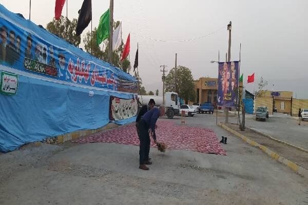 روایتی از خدمات دهی موکب شهدای کهگیلویه؛ اینجاعشق تجلی پیدا میکند