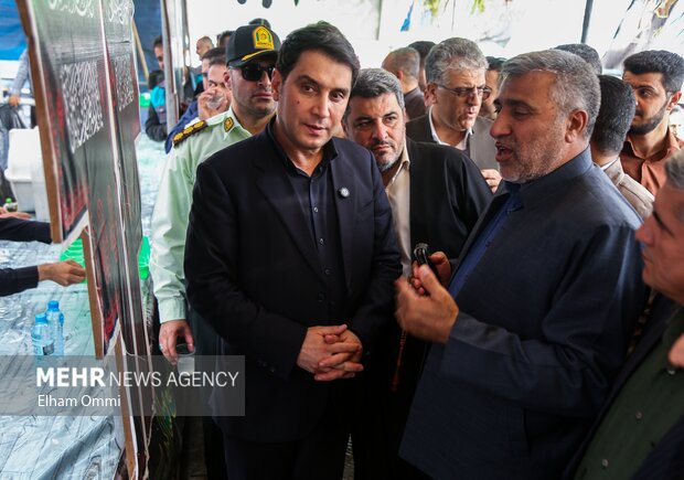 بازدید استاندار کردستان از مرز باشماق و روند برپایی مواکب