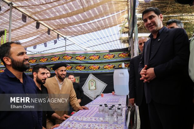 بازدید استاندار کردستان از مرز باشماق و روند برپایی مواکب