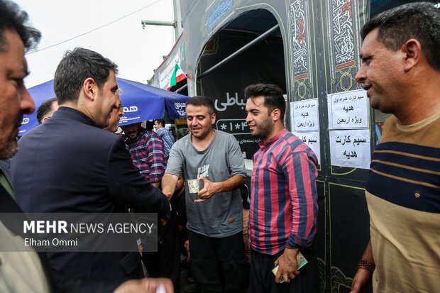 بازدید استاندار کردستان از مرز باشماق و روند برپایی مواکب