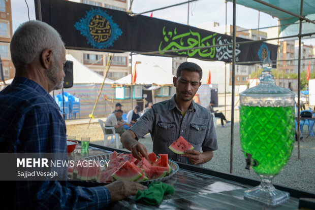 خدمت رسانی موکب های اربعین در استان همدان