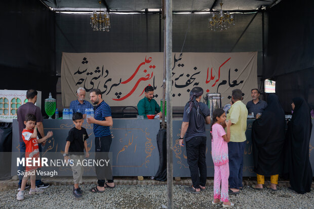 خدمت رسانی موکب های اربعین در استان همدان