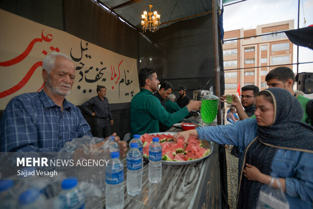 خدمت رسانی موکب های اربعین در استان همدان