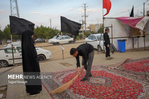خدمت رسانی موکب های اربعین در استان همدان