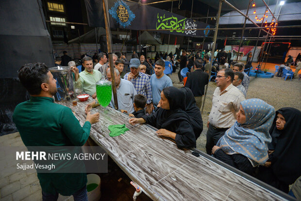 خدمت رسانی موکب های اربعین در استان همدان