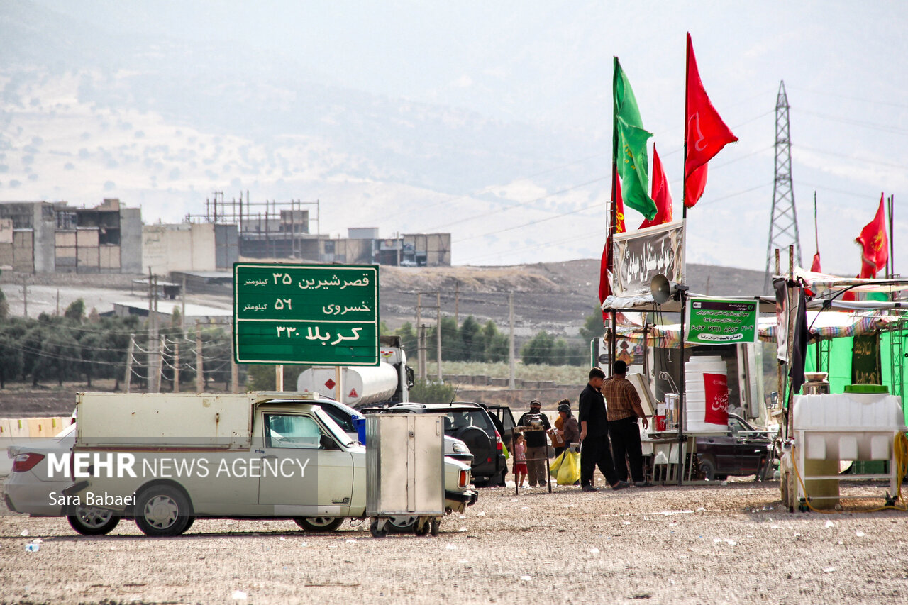 مرز خسروی در آستانه ثبت رکورد تازه تردد زائران اربعین
