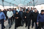 بازدید وزیر راه و شهرسازی از مرز شلمچه