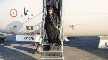 وزيرة الطرق وبناء المدن تصل إلى خوزستان لتفقد معبر شلامجة وجذابة الحدودي