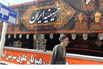 موکب حسینیه ایران در مرز باشماق؛ خدمت‌رسانی به یاد شهدای جنگ ۱۲ روزه